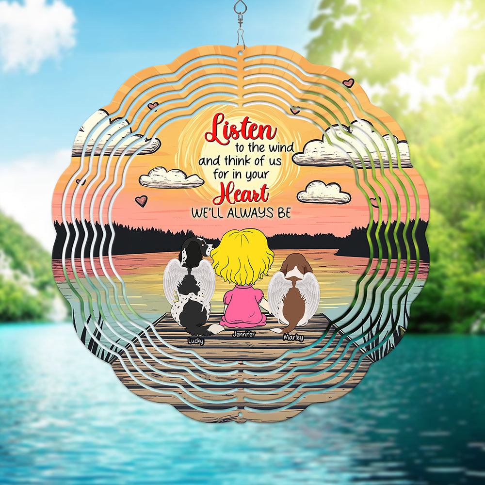 Personalized Memorial Gifts For Dog Lovers Wind Spinner 02tgqn210225hg