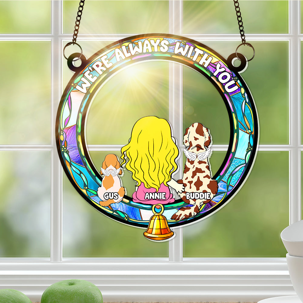 Personalized Memorial Gifts For Dog Lovers Window Hanging Suncatcher Ornament 03TGLU170225HG - Image 3