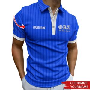 Personalized Phi Beta Sigma Polo Shirt