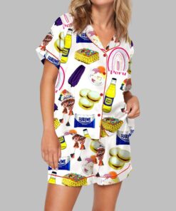 Peru Snacks Pajama Set For Women