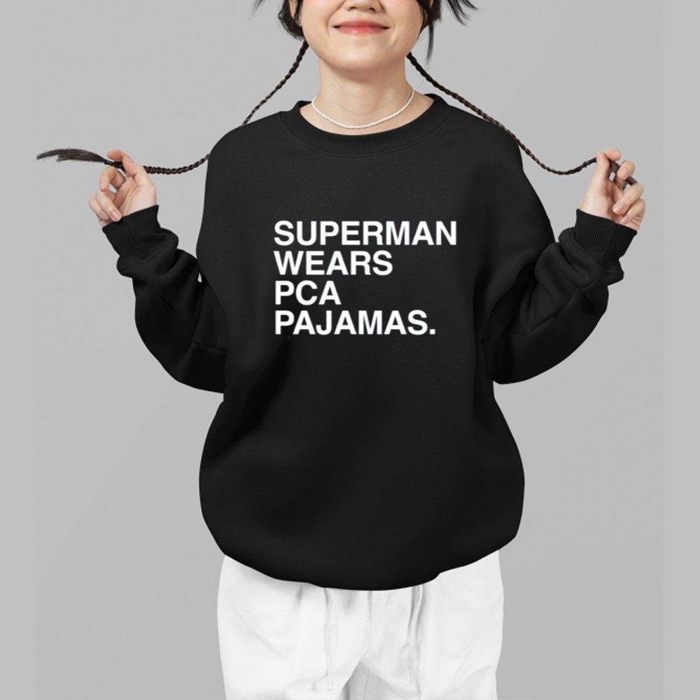 Pete Crow-Armstrong Superman Wears Pca Pajamas Shirt - Image 3