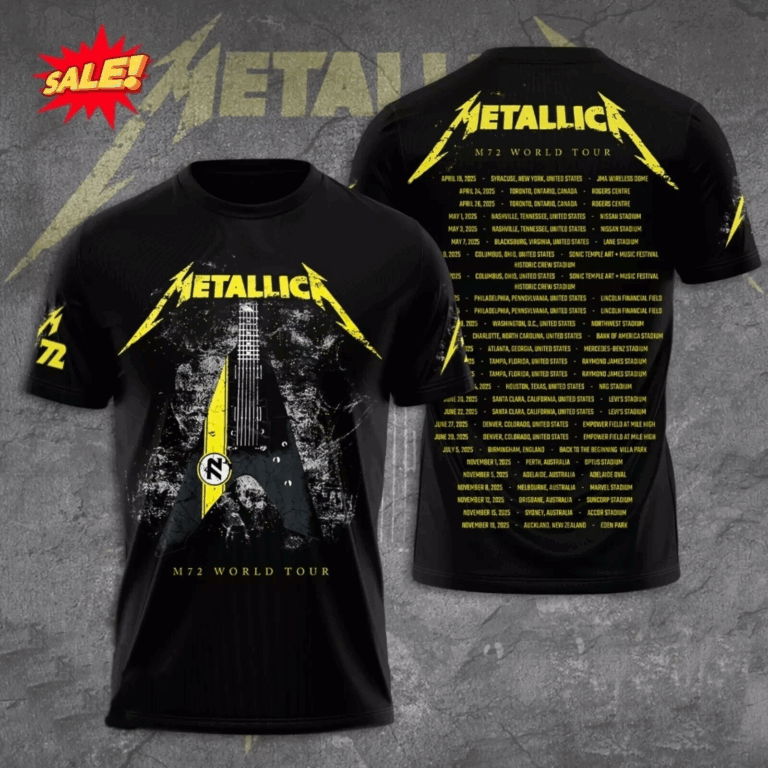 Metallica M72 World Tour 2025 Limited Edition Unisex T Shirt
