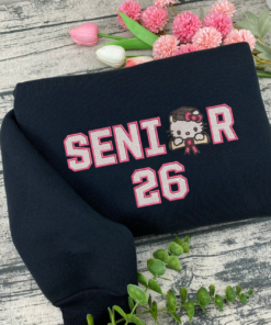 Senior Kitty 2026 Embroidered Sweatshirt, Class of 2026
