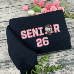 Senior Kitty 2026 Embroidered Sweatshirt, Class of 2026
