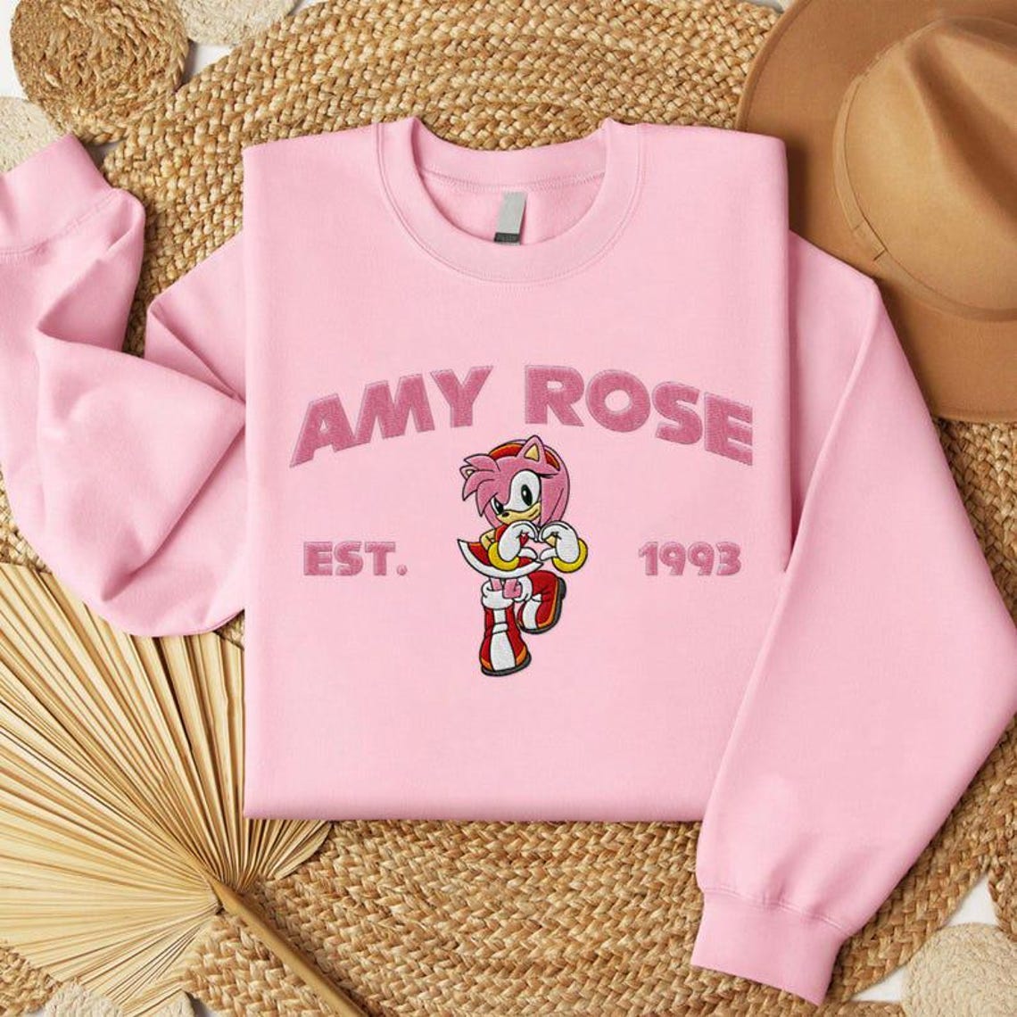 Embroidered Sonic The Hedgehog Sweatshirt and Hoodie, Gift for Gamer - Image 5