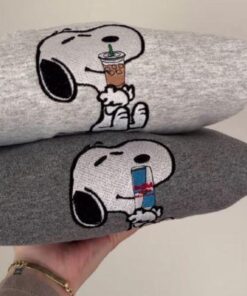 Alternative view of Snoopy Diet Coke Embroidered Sweatshirt, I Need A Diet Coke Embroidered Sweatshirt, Dr Pepper, Coke Diet, Redbull, Coca, Cute Snoopy