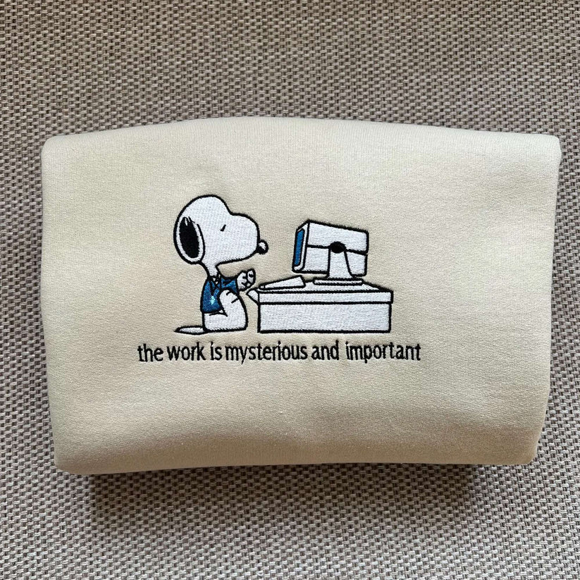 Severance x Snoopy Embroidered Crewneck - Image 4