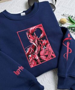 Igris Solo Leveling Sweatshirt and Hoodie, Anime Embroidered Shirt, Gifts for Anime Lovers