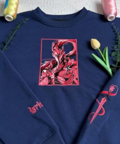Alternative view of Igris Solo Leveling Sweatshirt and Hoodie, Anime Embroidered Shirt, Gifts for Anime Lovers