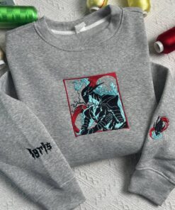 Solo Leveling Embroidered Sweatshirt, Igris Solo Leveling Hoodie, Anime Shirt, Gifts for Anime Lovers