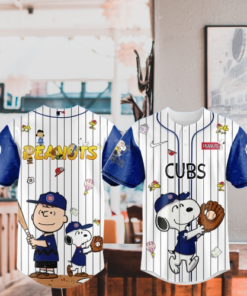 Alternative view of Chicago Cubs Snoopy Special Edition Jersey