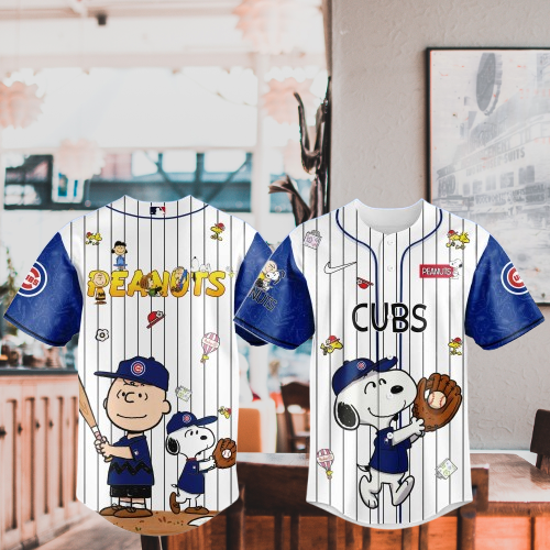 Chicago Cubs Snoopy Special Edition Jersey - Image 2
