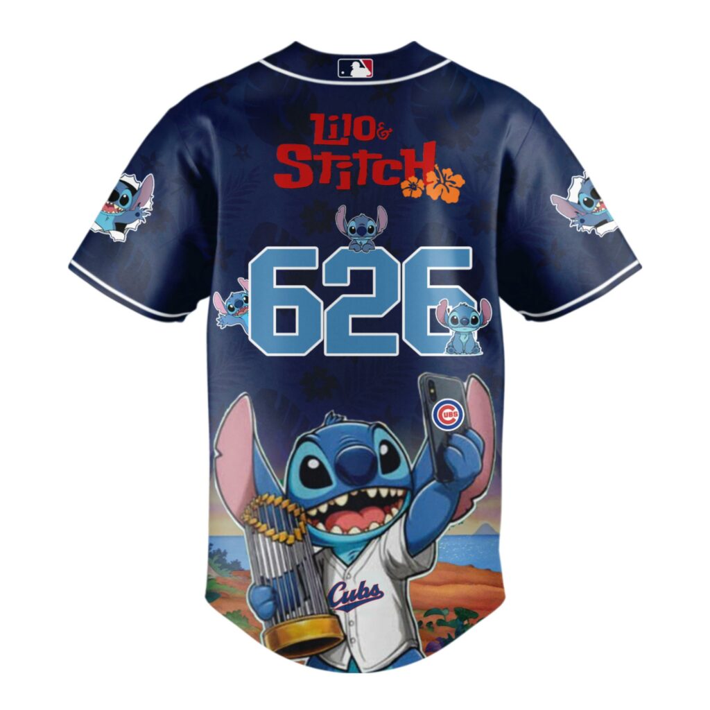Chicago Cubs x Lilo & Stitch Limited Edition Jersey - Image 3