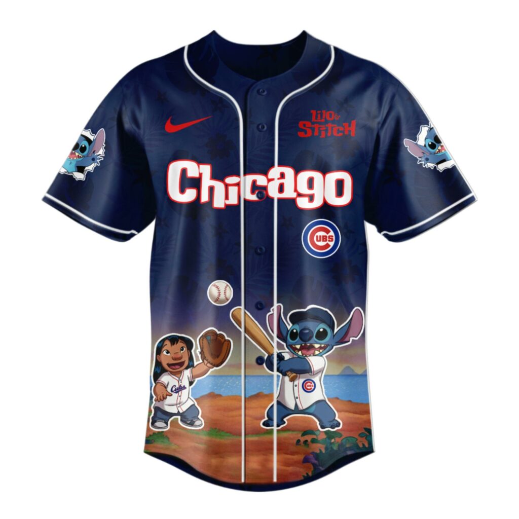 Chicago Cubs x Lilo & Stitch Limited Edition Jersey - Image 2