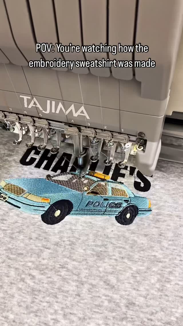 Charlie & Bella Embroidery Sweatshirt, Twilight Fantasy Embroidery, Father’s Day Gift - Image 4