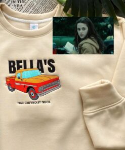 Alternative view of Charlie & Bella Embroidery Sweatshirt, Twilight Fantasy Embroidery, Father’s Day Gift