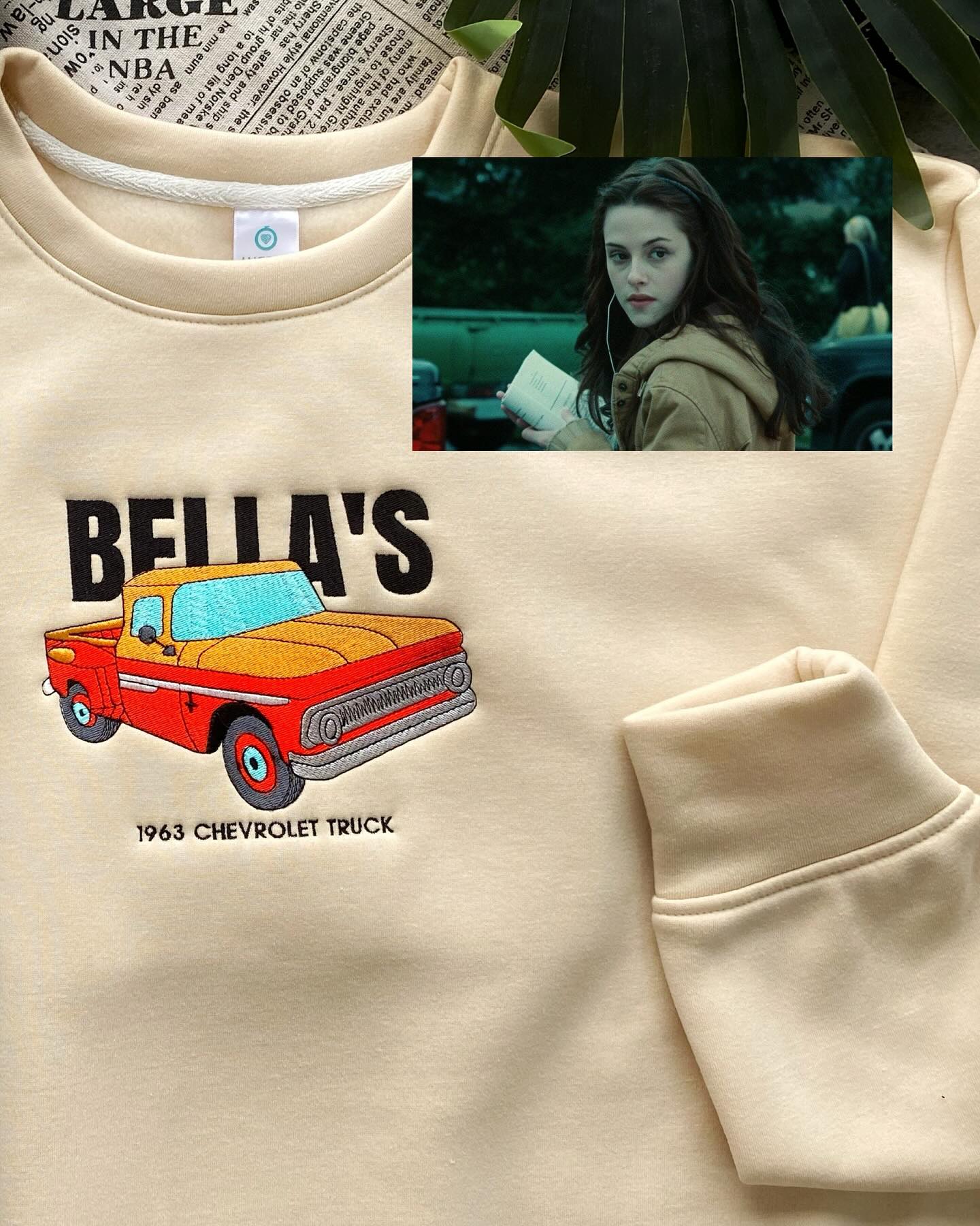 Charlie & Bella Embroidery Sweatshirt, Twilight Fantasy Embroidery, Father’s Day Gift - Image 2