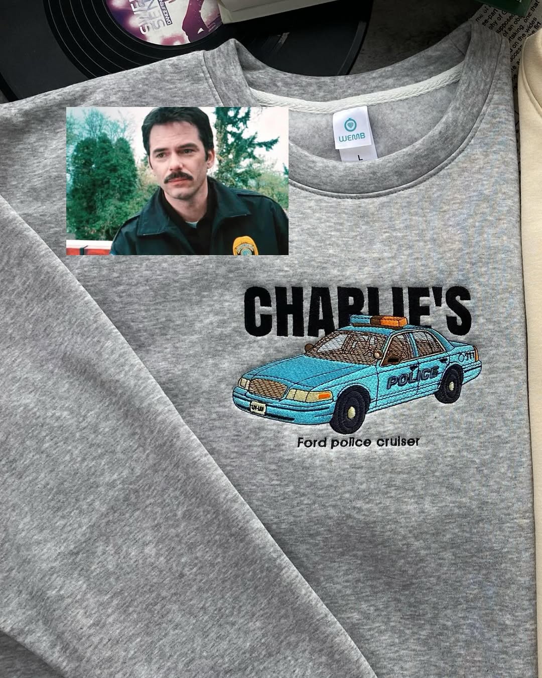 Charlie & Bella Embroidery Sweatshirt, Twilight Fantasy Embroidery, Father’s Day Gift - Image 3