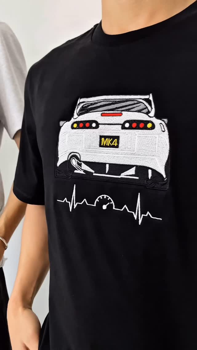 Porsche 911 Embroidered Sweatshirt, MK4 Embroidery Hoodie - Image 2