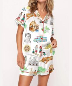 Philippines Filipino Satin Pajama Set