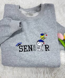 Senior Snoopy 26 embroidered sweatshirt- hoodie- crewneck fan art costume made