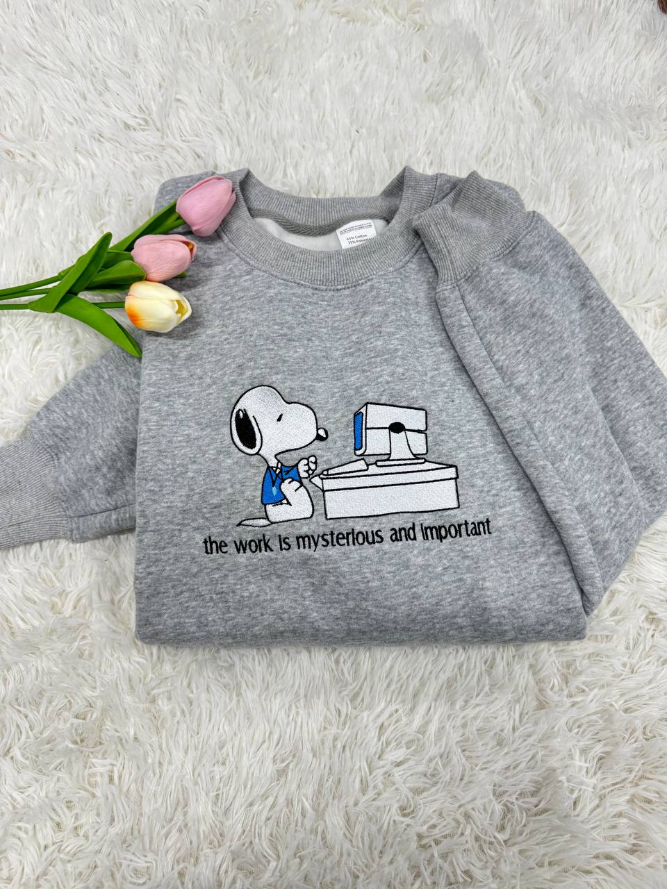 Severance x Snoopy Embroidered Crewneck