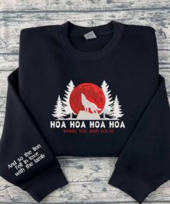 Twilight Forks Embroidery Sweatshirt, Vampire Inspired Embroidery Hoodie, Bella & Edward Quote Trendy Embroidery