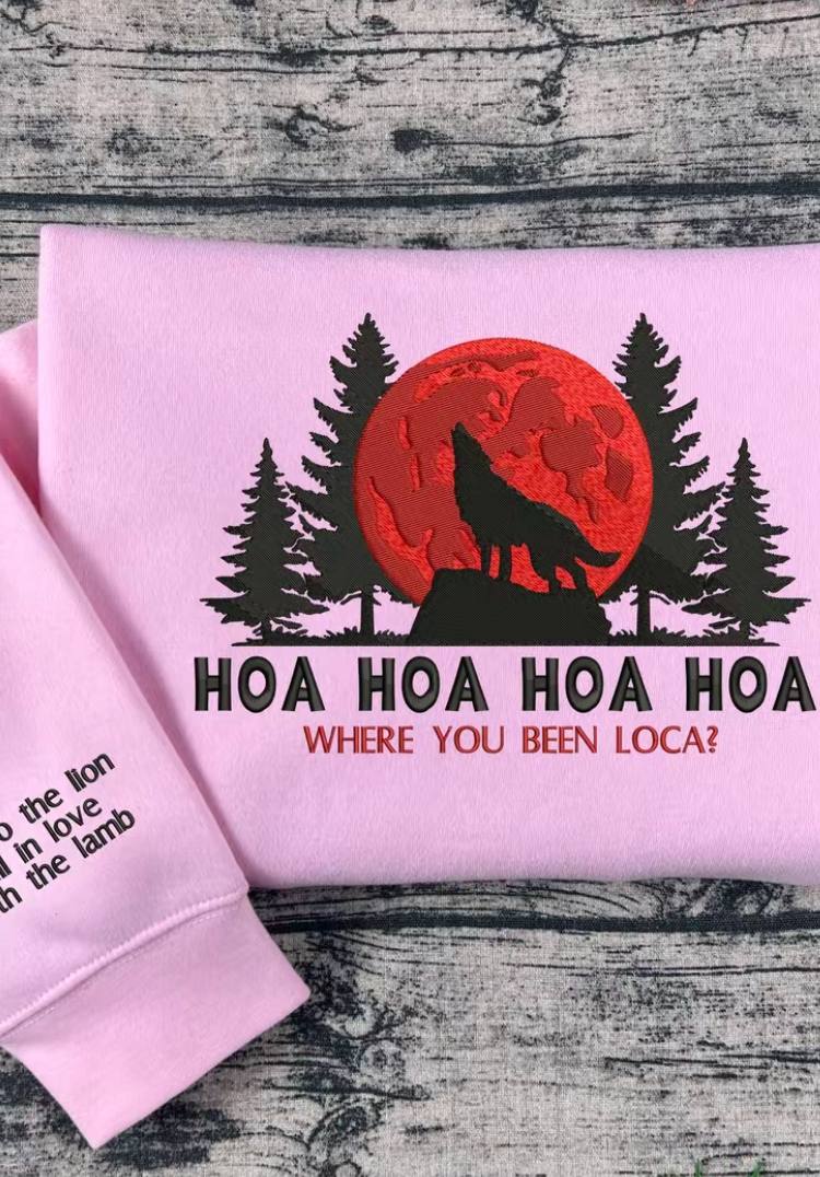 Twilight Forks Embroidery Sweatshirt, Vampire Inspired Embroidery Hoodie, Bella & Edward Quote Trendy Embroidery - Image 3