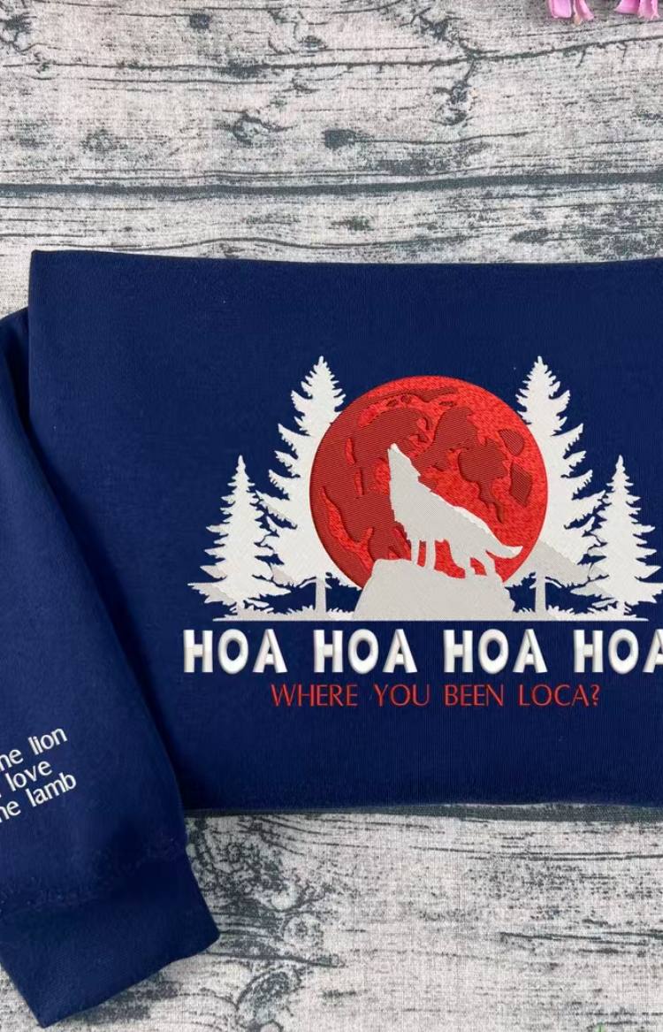 Twilight Forks Embroidery Sweatshirt, Vampire Inspired Embroidery Hoodie, Bella & Edward Quote Trendy Embroidery - Image 4