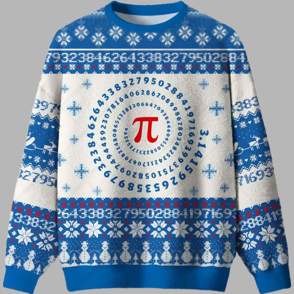 PI Math Ugly Christmas Sweater - gullprint.com