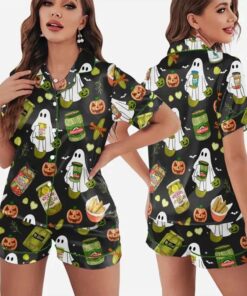 Alternative view of Pickle Halloween Pajama Set