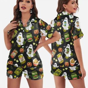 Alternative view of Pickle Halloween Pajama Set