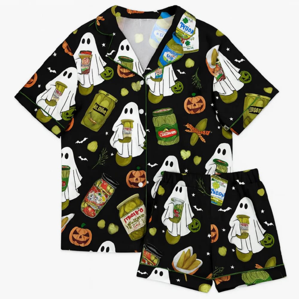 Pickle Halloween Pajama Set