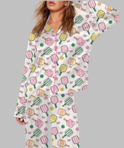 Pickleball Bows Pajama Set