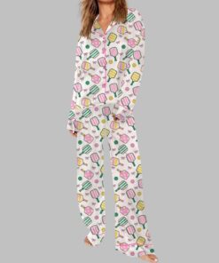Alternative view of Pickleball Bows Pajama Set