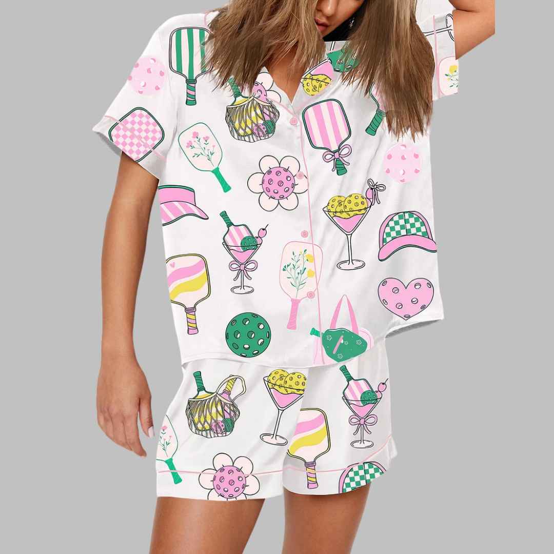 Pickleball Sports Pajama Set