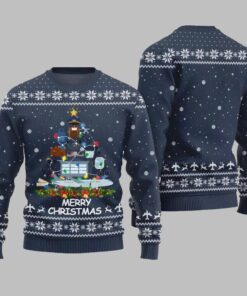 Alternative view of Pilot Merry Christmas Tree Ugly Sweater Christmas 2025 