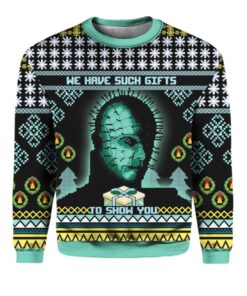 Pinhead Hellraiser We Have Such Gfts To Show You Christmas Sweater 