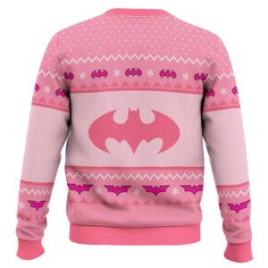 Alternative view of Pink Batman Ugly Christmas Sweater