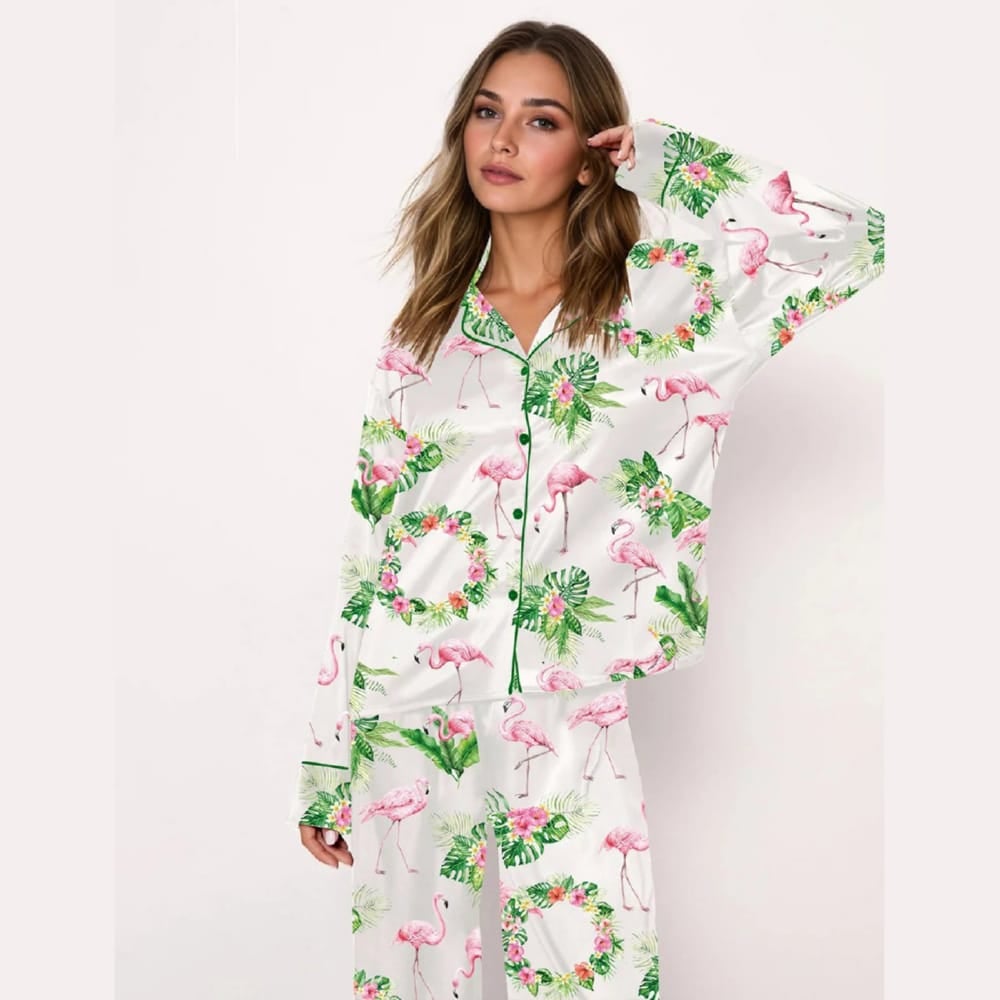 Pink Flamingo Pajama Set