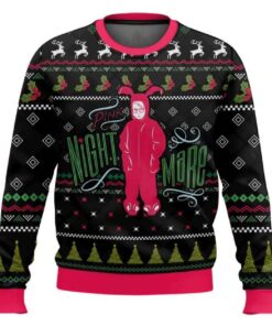 Pink Nightmare Ralphie Parker A Christmas Story Ugly Christmas Sweater