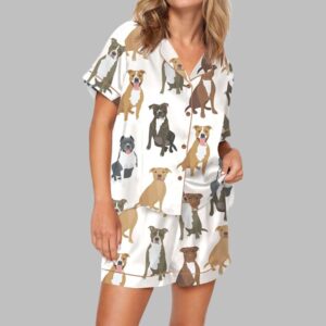 Pitbull Pajama Set For Women