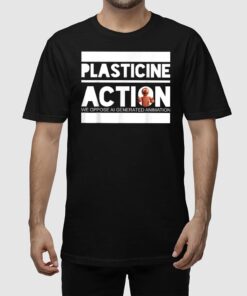 Alternative view of Plasticine Action We Oppose AI Generated Animation Shirt