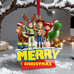 Playful Animated Characters Ornament Personalized Gifts For Christmas 02hudt051125
