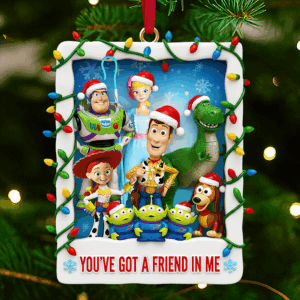 Alternative view of Playful Animated Characters Ornament Personalized Gifts For Christmas 02hudt051125