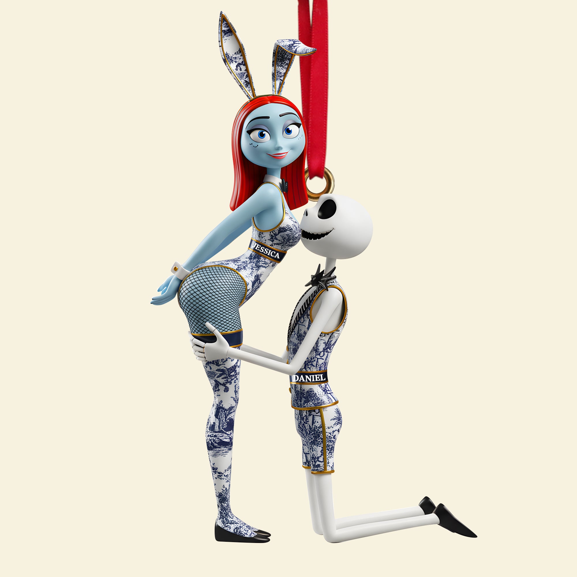 Playful Couple Christmas Ornament - Personalized Funny Gifts For Couple 06OHLU041025 - Image 5