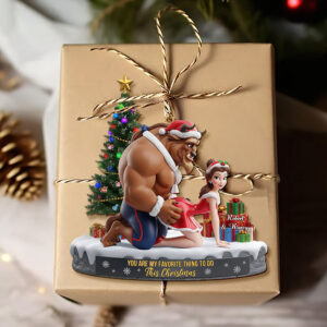 Alternative view of Playful Couple Ornament - Personalized Gifts For Couple 04ohti160925