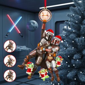 Playful Galactic Family Tree Ornament - Personalized Gifts For Family 03QHMG240925