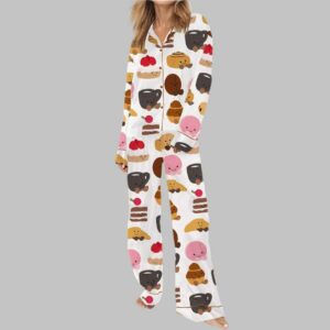 Alternative view of Plushies Bakery Silky Satin Pajama Set