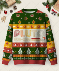 PLUTO Nerd Ugly Christmas Sweater Sweatshirt